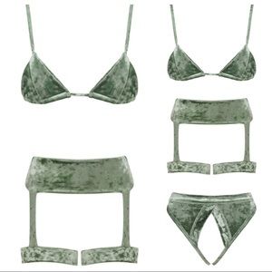 Laina Rauma Lingerie Set - Moody Mermaid - Green